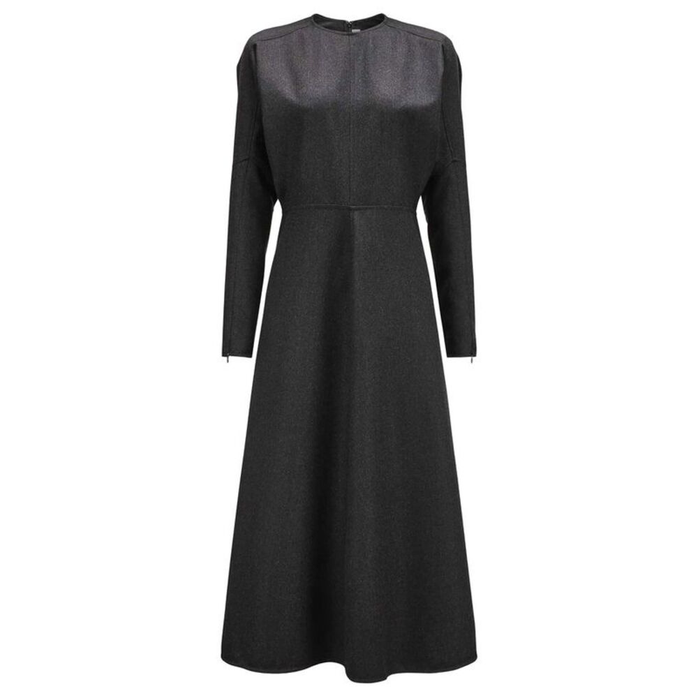Dolman Wool Midi Dress Women